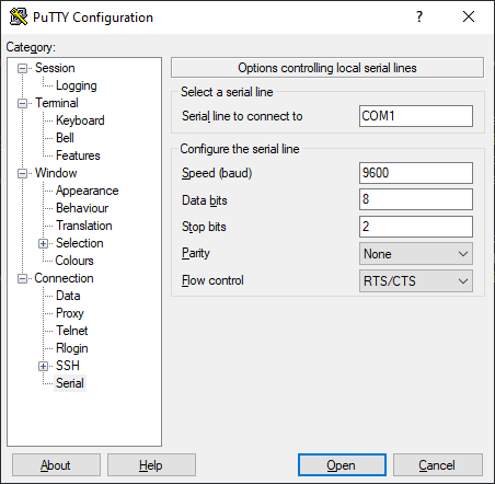 Putty Config